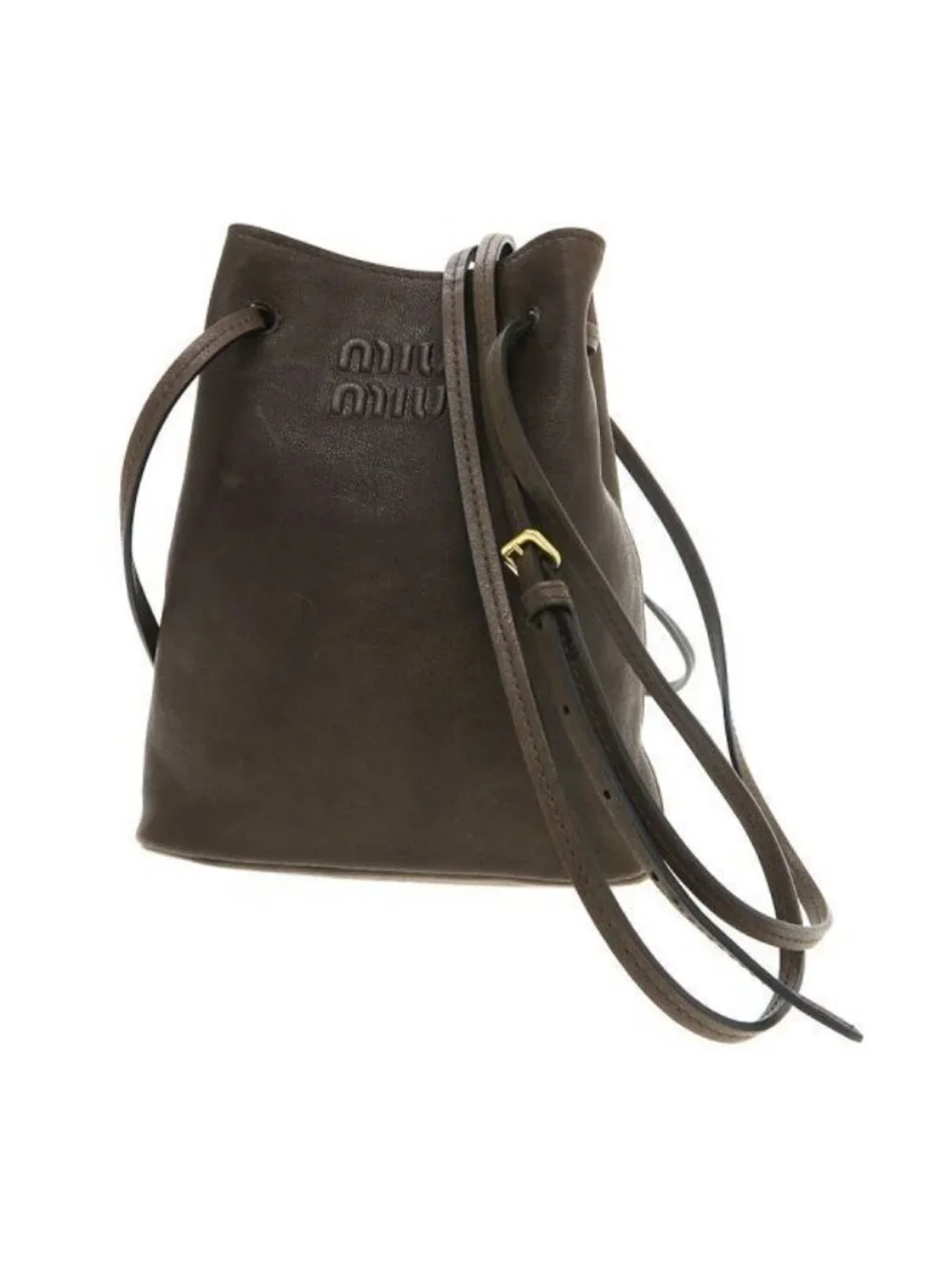 Miu Miu Nappa Leather Mini Wallet on Chain